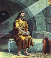 Johannes de doper in de gevangenis van Herodus