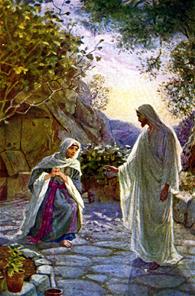 Maria ziet jezus, in eerste instantie denkende dat hij de tuinman is